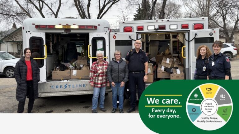 EMS services “Fill the Rig” for local food banks